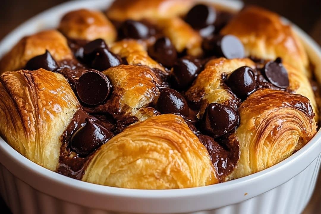 Chocolate Croissant Breakfast Bake recipe
