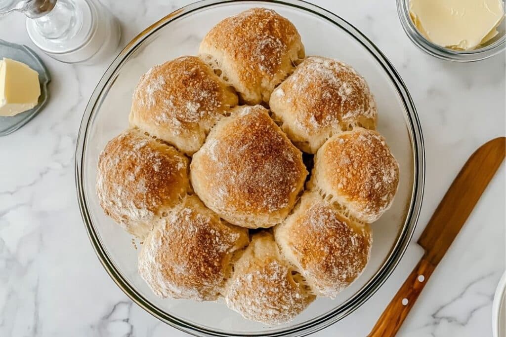 Easy Sourdough Rolls recipe