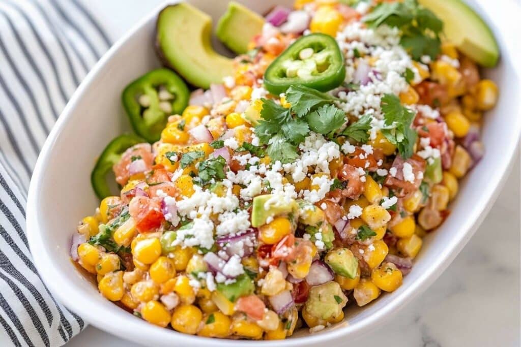 Mexican Street Corn Salad recipe