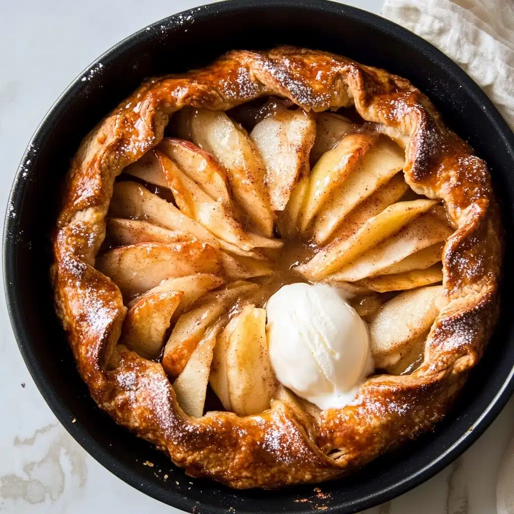 Apple Galette with Puff Pastry Recipe - Recipe Image