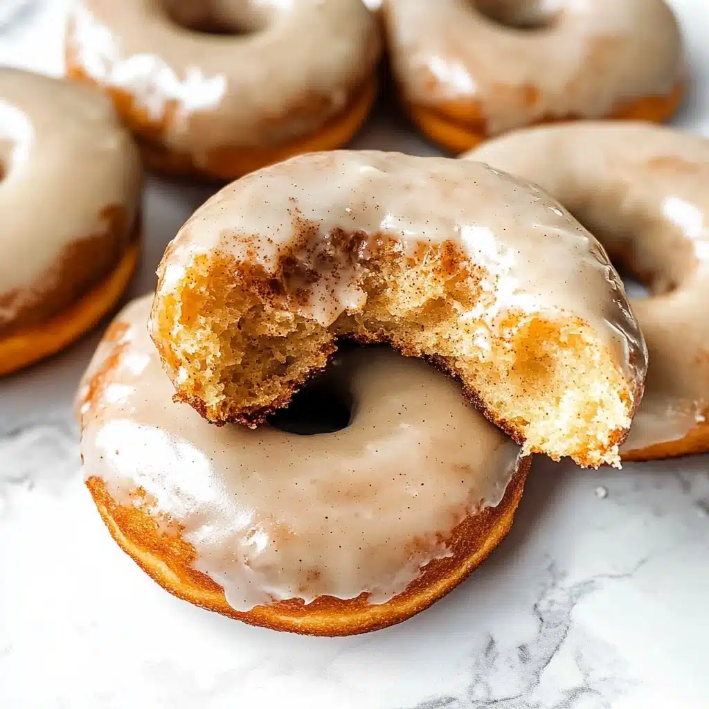 Baked Pumpkin Donuts with Maple Glaze Recipe - Recipe Image