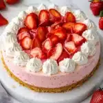 No Bake Strawberry Cheesecake Recipe