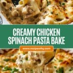 Chicken Spinach Pasta Bake Recipe