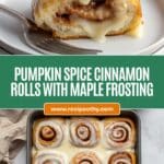 Pumpkin Cinnamon Rolls Recipe