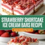 Strawberry Shortcake Ice Cream Bars Recipe