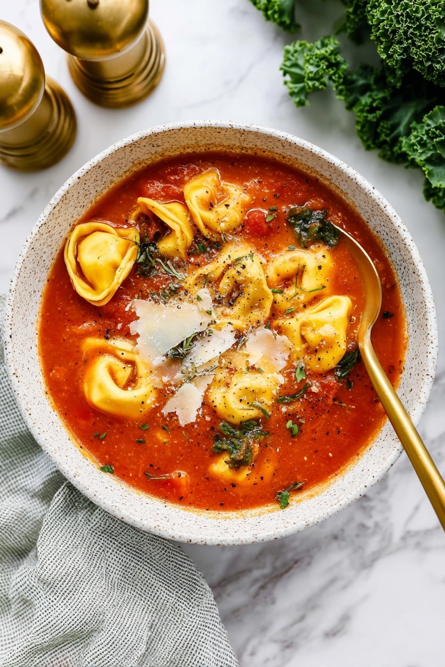 Kale Tortellini Soup Recipe