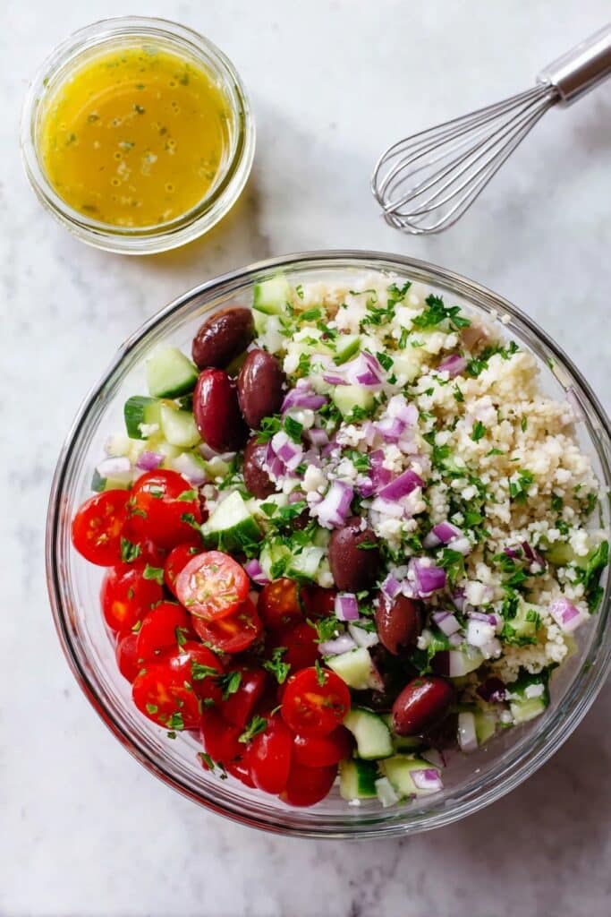 Mediterranean Cauliflower Salad Recipe