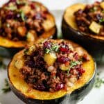 Sausage Stuffed Acorn Squash Recipe