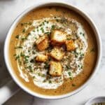 Roasted Cauliflower Soup with Za’atar and Crispy Croutons Recipe