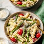 Asparagus Pasta Salad with Lemon-Dijon Dressing Recipe