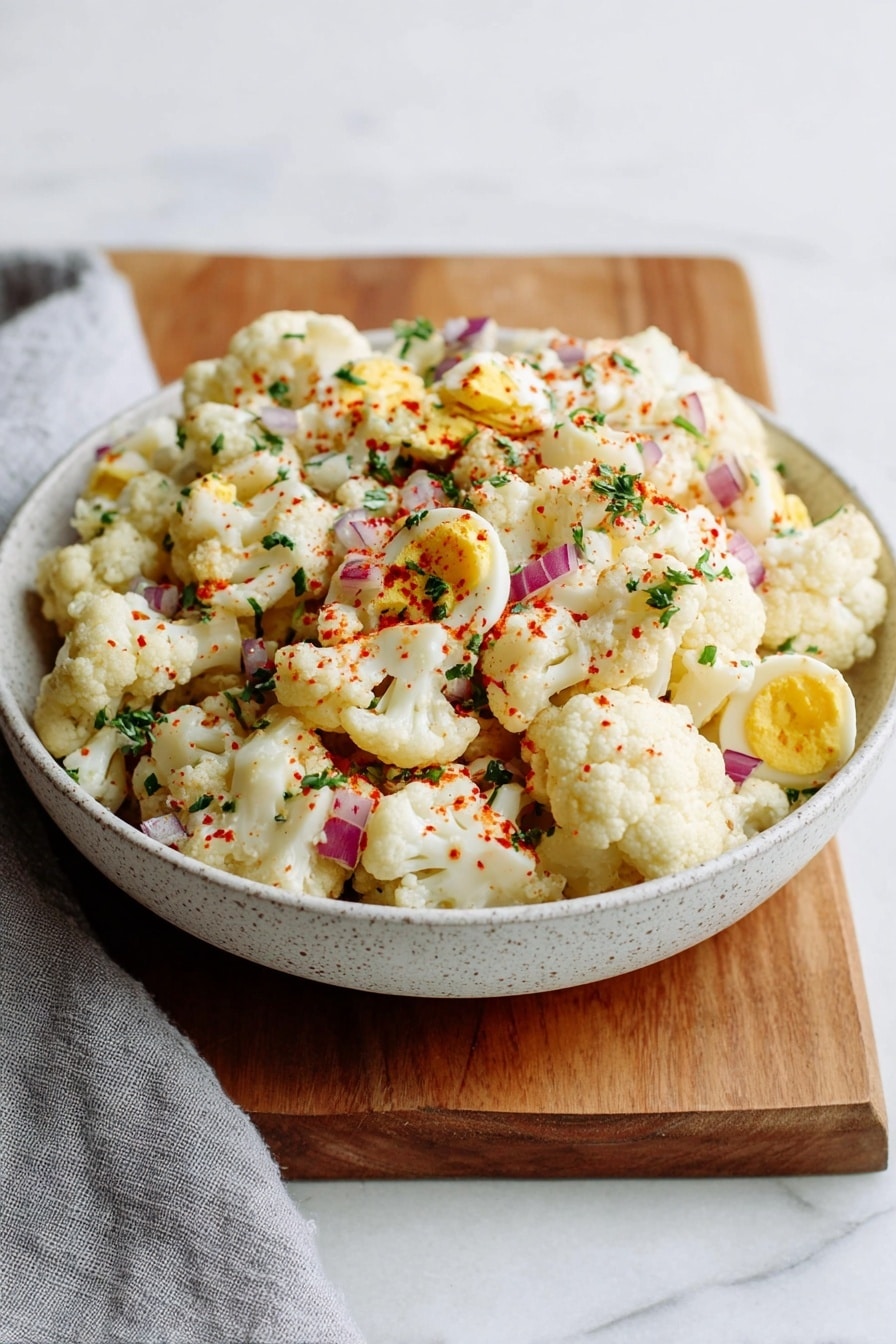 Cauliflower Potato Salad Recipe