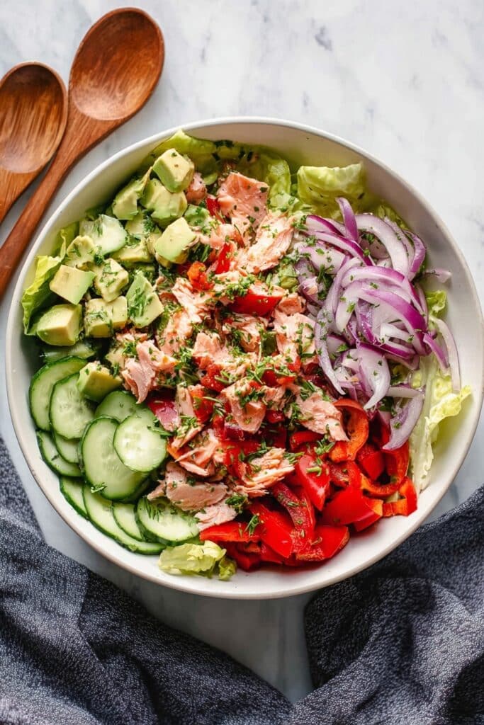 Chopped Salmon Salad Recipe