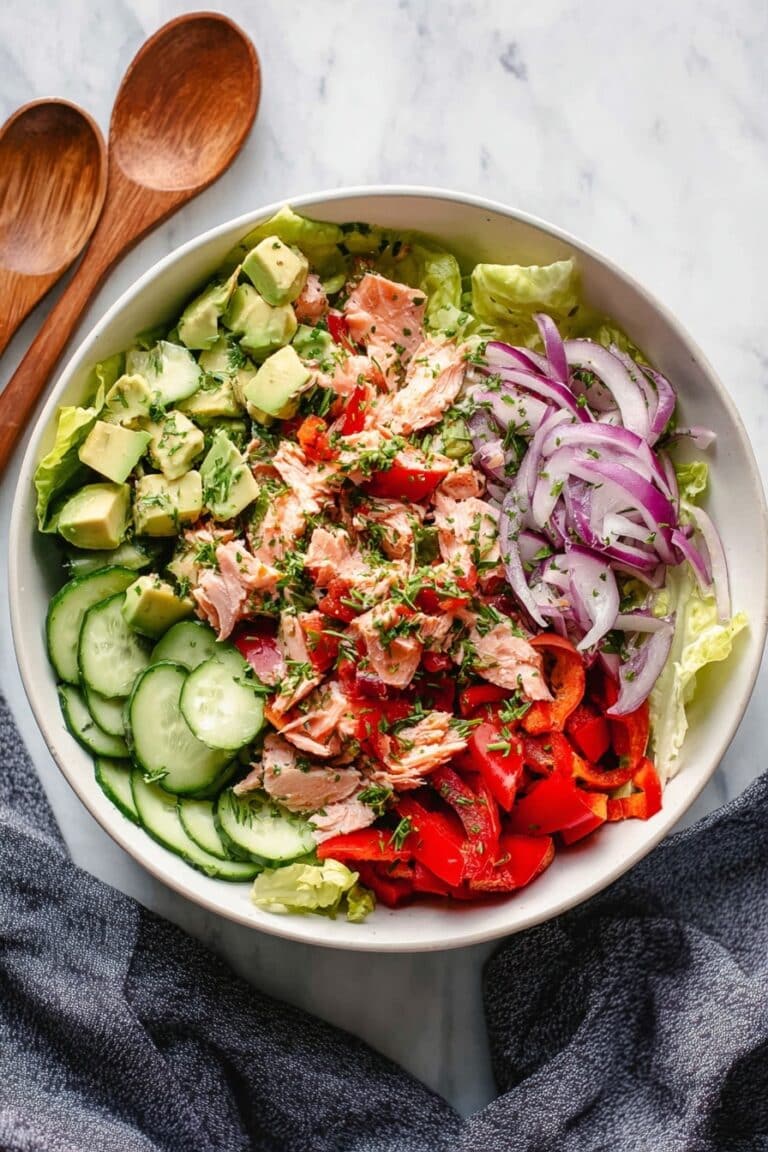 Chopped Salmon Salad Recipe
