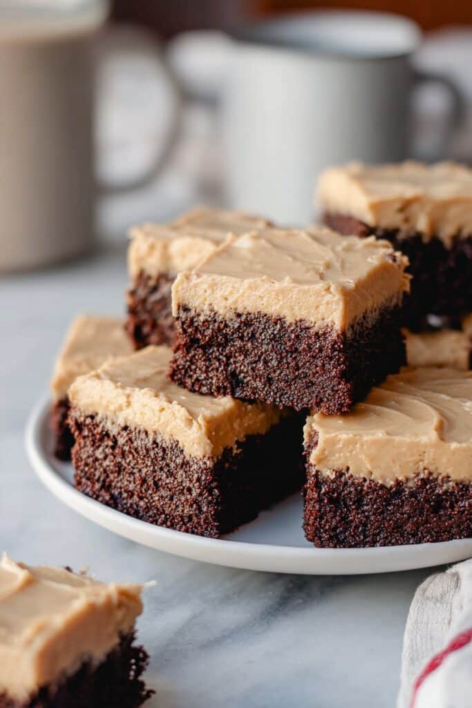 Frosted Coffee Brownies Recipe