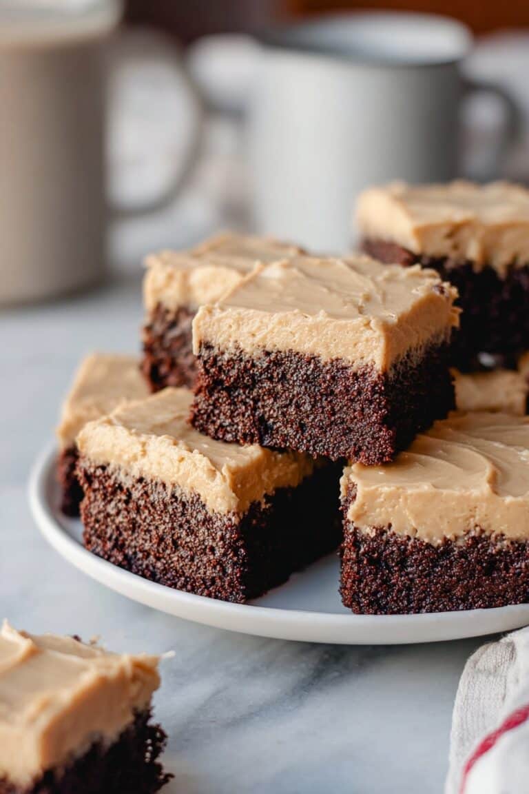 Frosted Coffee Brownies Recipe