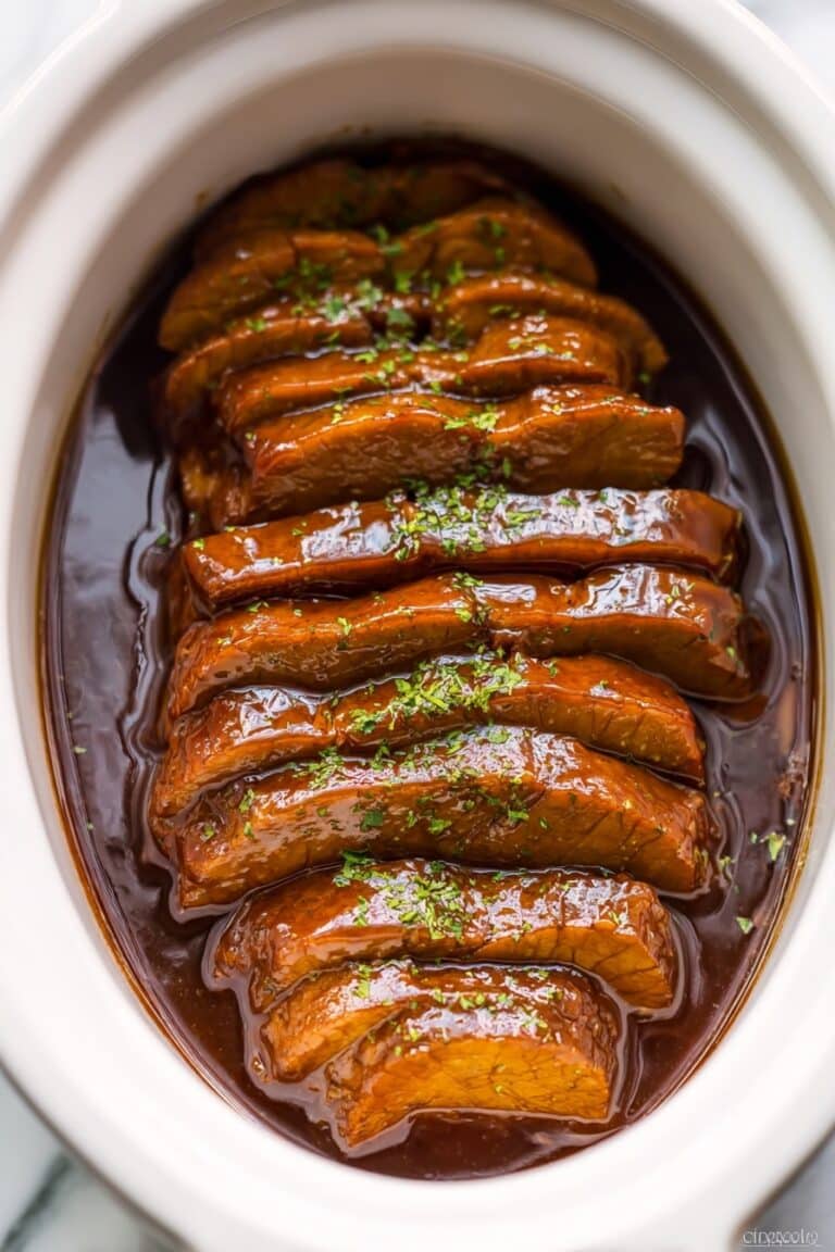 Slow Cooker Honey Garlic Pork Tenderloin Recipe