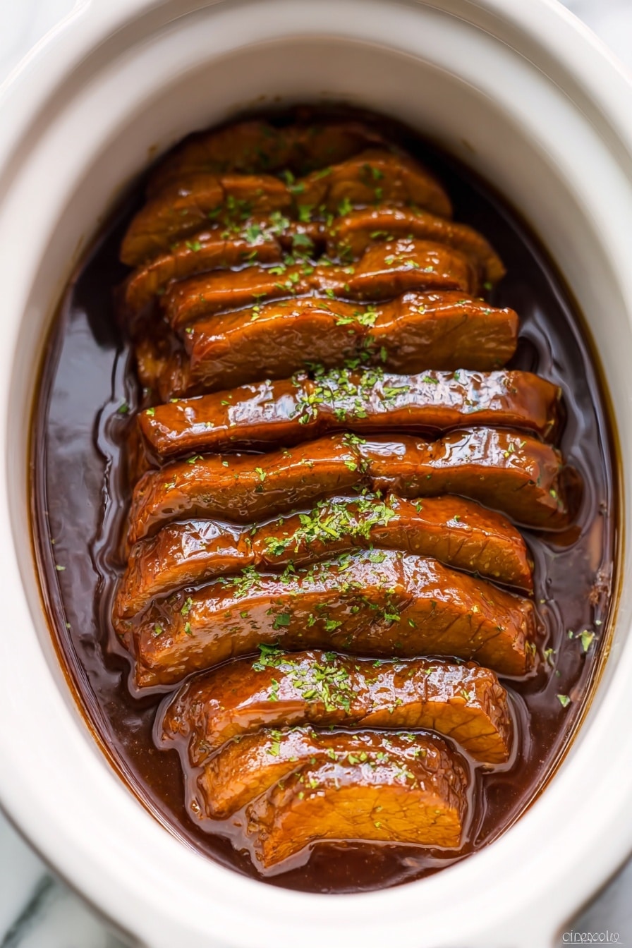 Slow Cooker Honey Garlic Pork Tenderloin Recipe