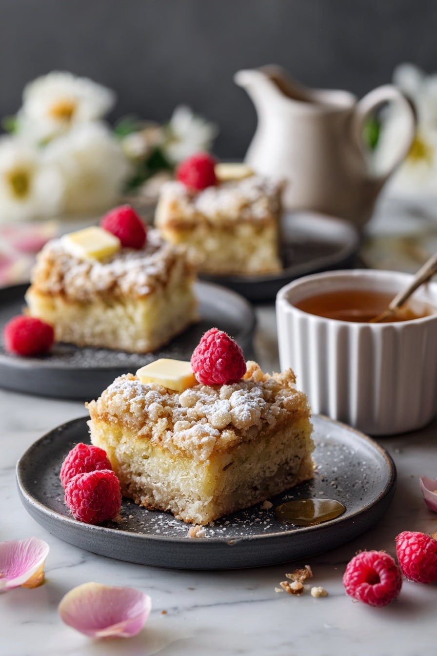 Cream Cheese Mascarpone French Toast Casserole with Crumb Topping Recipe