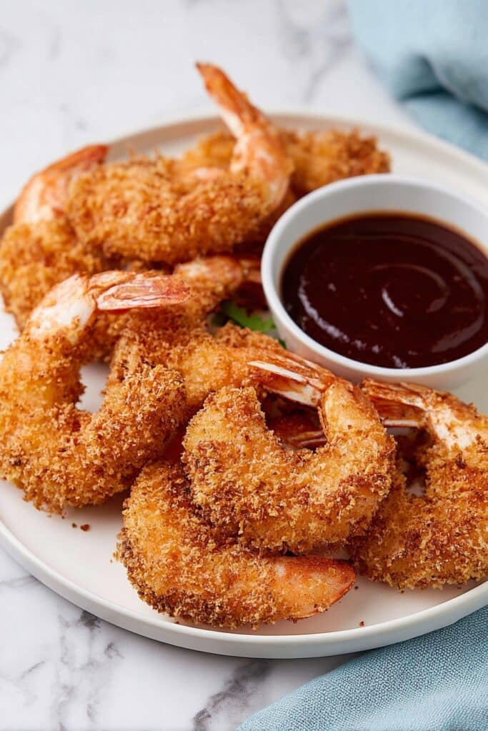 Air Fryer Coconut Shrimp with Sweet Chili Sauce Recipe