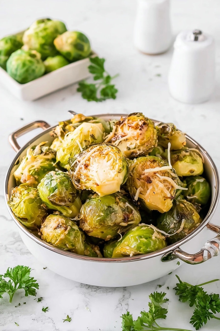 Air Fryer Smashed Brussels Sprouts Recipe