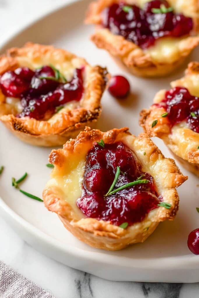 Cranberry Brie Bites Recipe