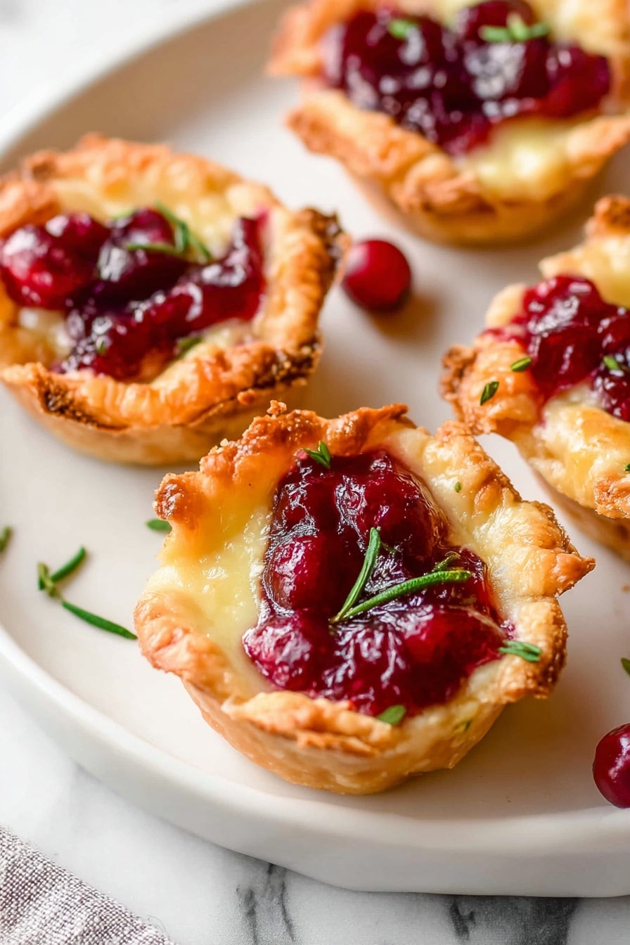 Cranberry Brie Bites Recipe