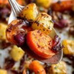 Maple Dijon Roasted Carrots and Apples Recipe