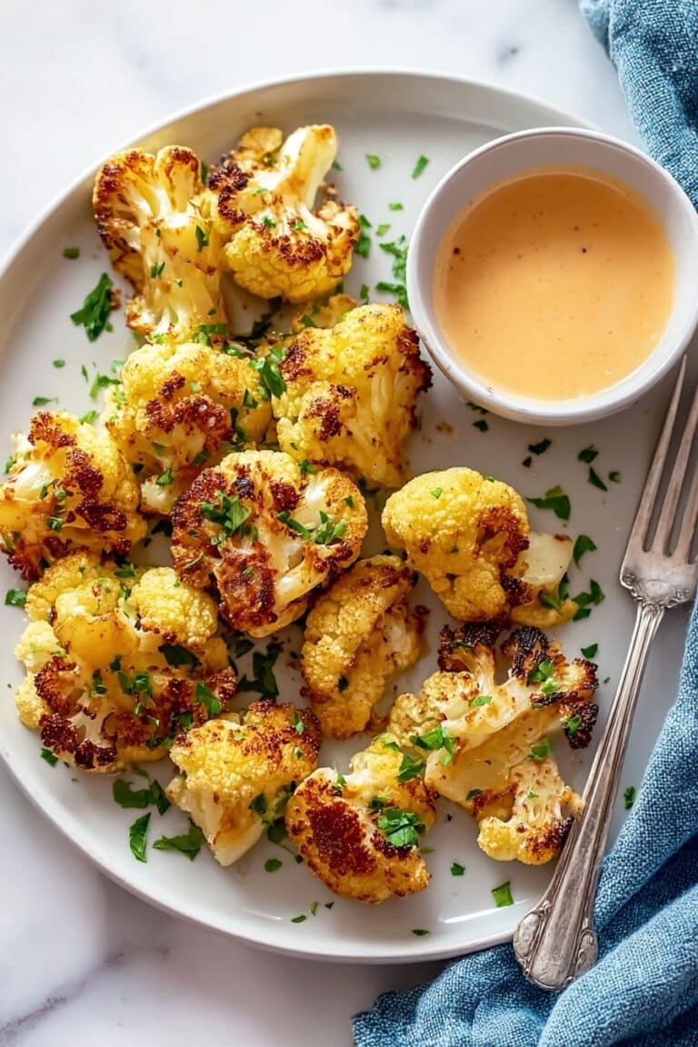 Crispy Air Fryer Cauliflower Without Breading Recipe