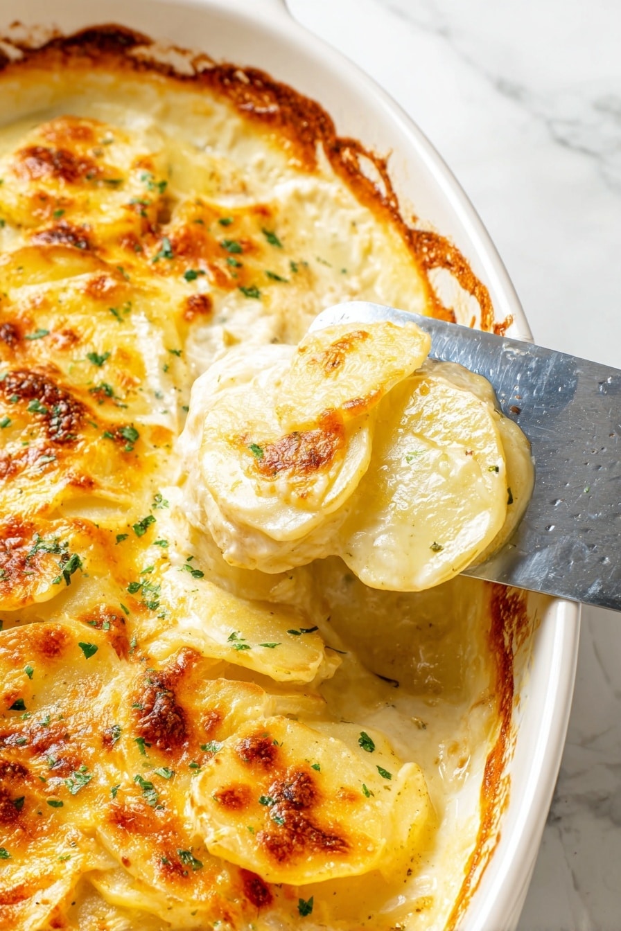 Easy Cheesy Scalloped Potatoes Recipe