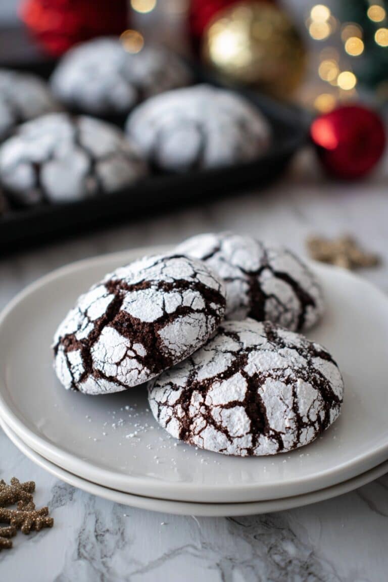 Chocolate Crinkle Cookies Recipe