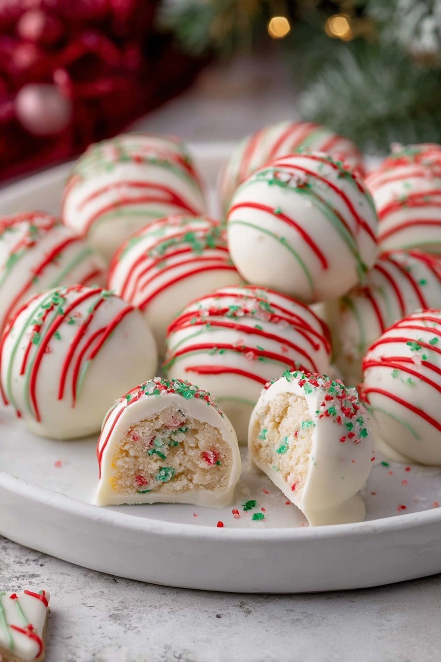 Christmas Tree Cake Truffles with Little Debbie Cakes Recipe