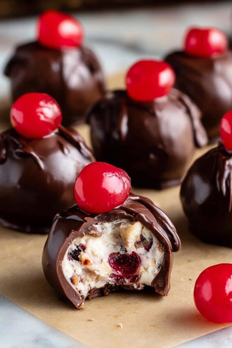 Cherry Bourbon Balls Recipe
