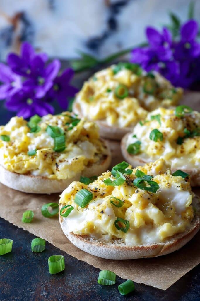 Garlic Herb Boursin Scrambled Egg Bake Recipe