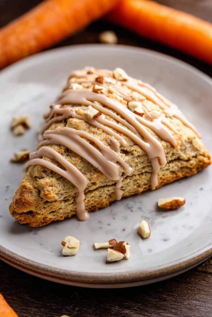 Carrot Cake Scones with Cinnamon Glaze Recipe