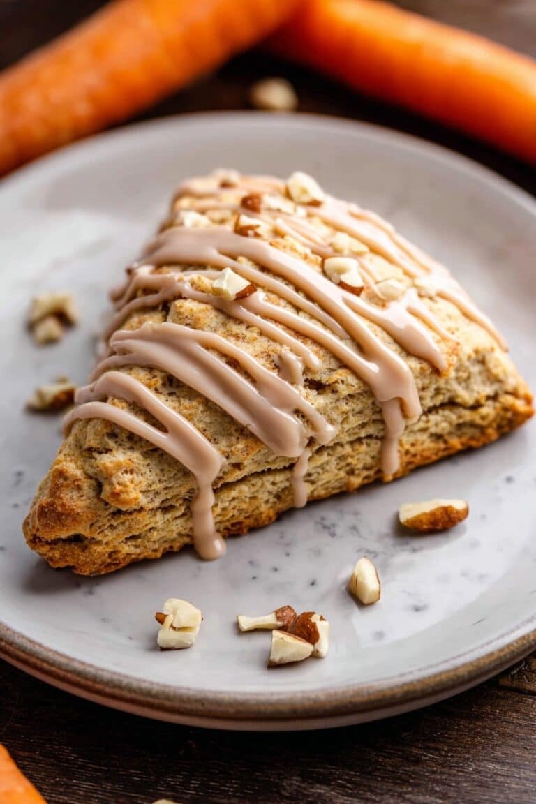 Carrot Cake Scones with Cinnamon Glaze Recipe