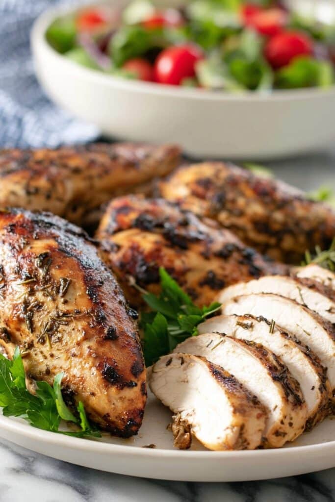 Air Fryer Lemon Herb Chicken Breasts Recipe