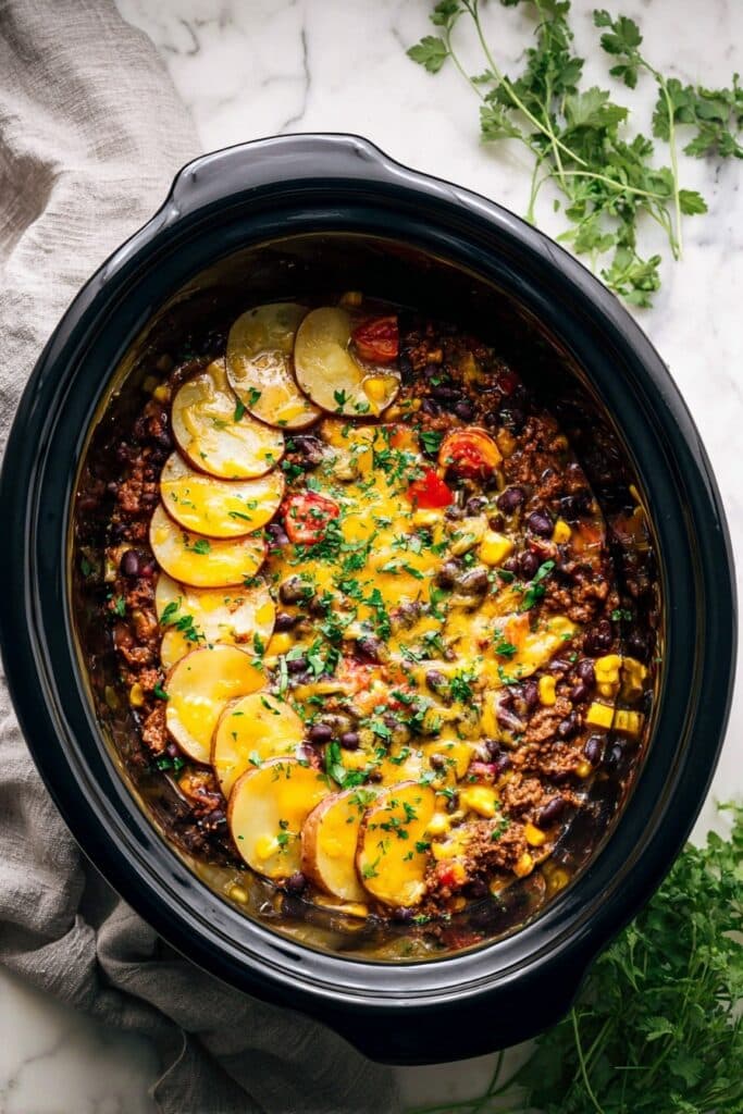 Crockpot Cowboy Casserole Recipe