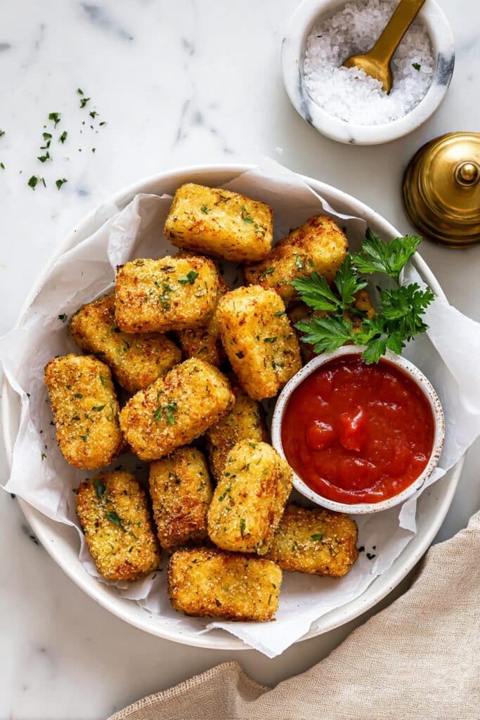 Crispy Baked Cauliflower Tots Recipe