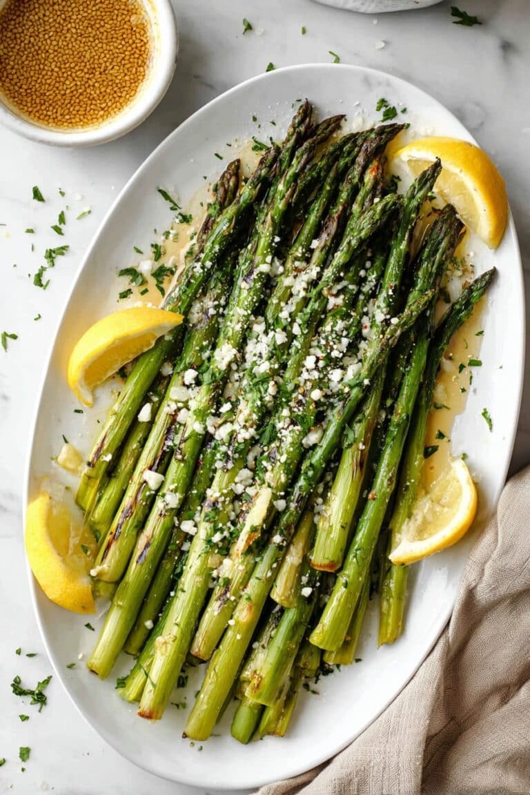 Garlic Parmesan Roasted Asparagus Recipe