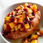 Cranberry Apple Twice-Baked Sweet Potatoes Recipe