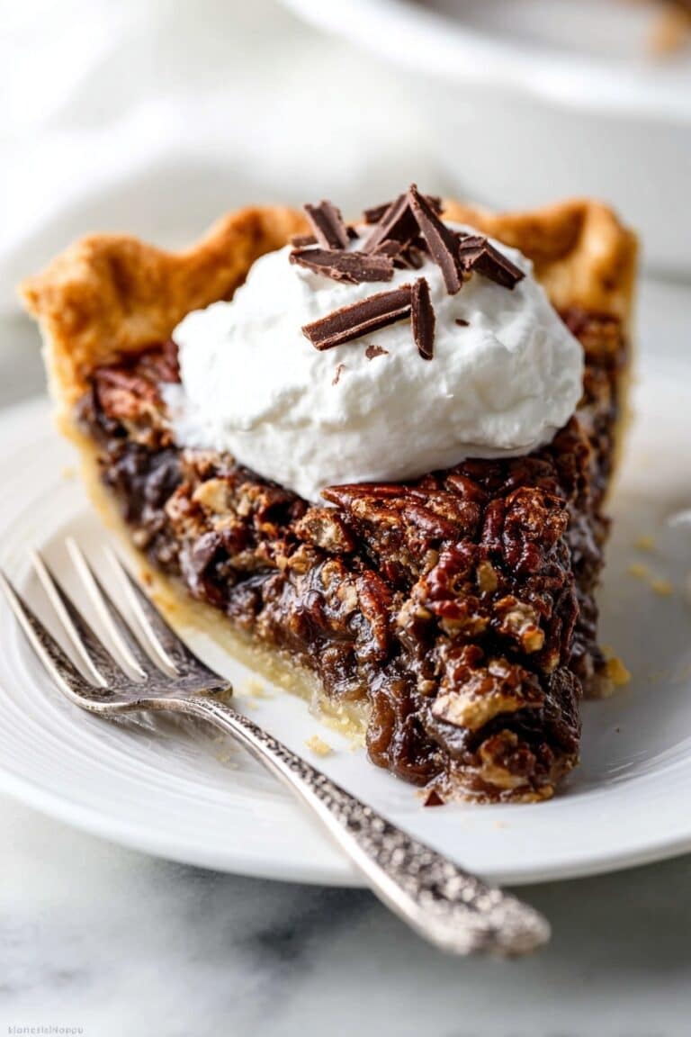 Dark Chocolate Pecan Pie Recipe