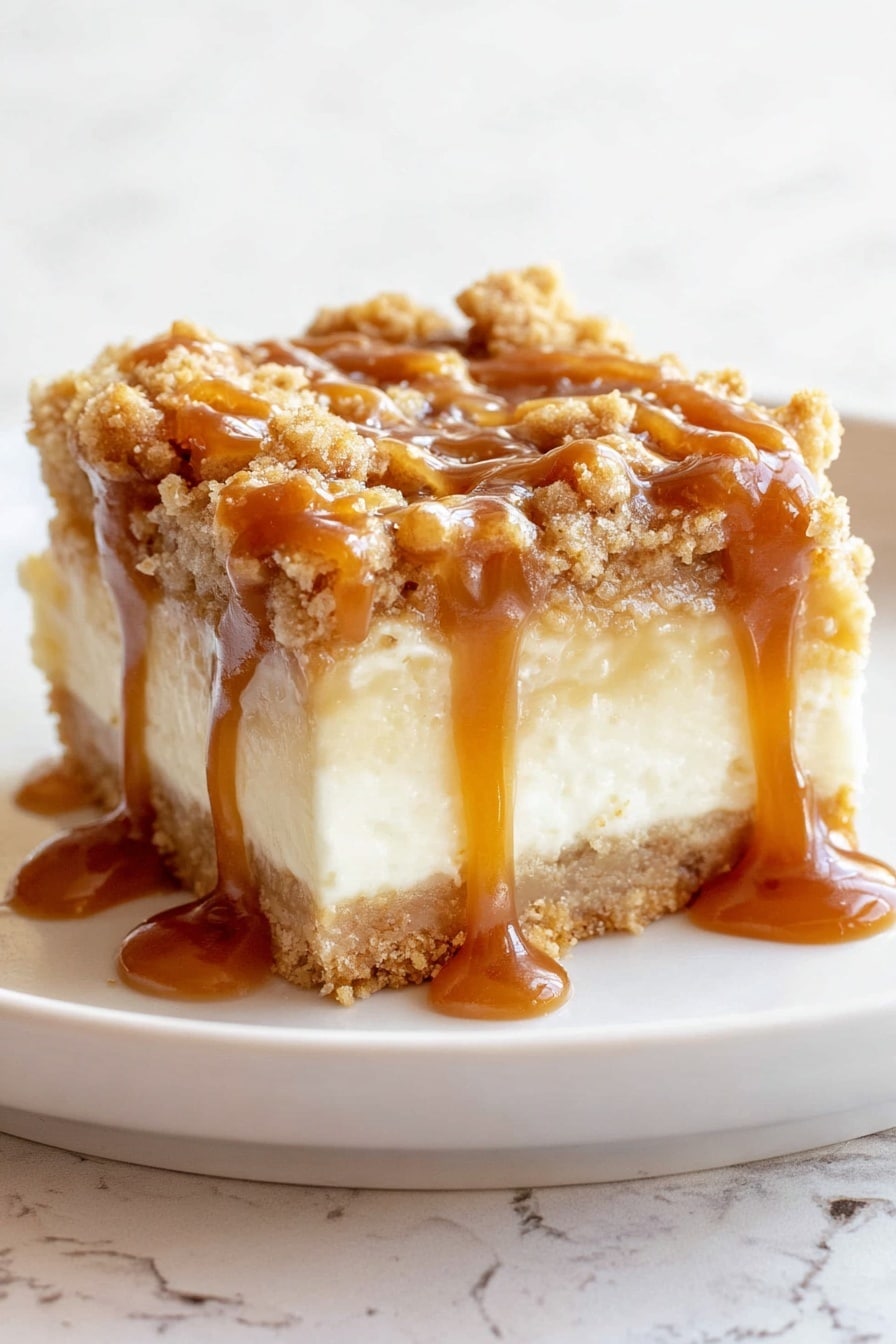 Caramel Apple Cheesecake Bars Recipe