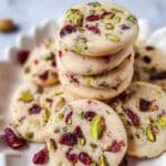 Pistachio Cranberry Shortbread Recipe