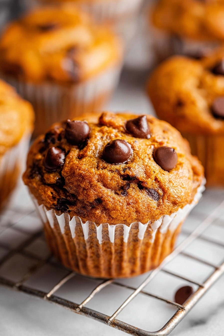 Pumpkin Chocolate Chip Muffins Recipe