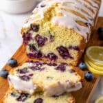 Blueberry Zucchini Bread with Lemon Glaze Recipe