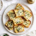 Garlic Parmesan Baguette with Parsley and Red Pepper Flakes Recipe