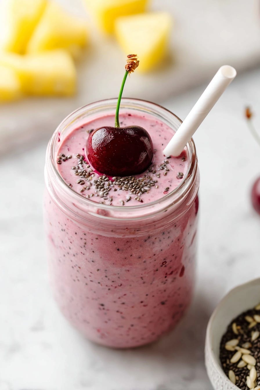 Cherry Banana Pineapple Smoothie Recipe