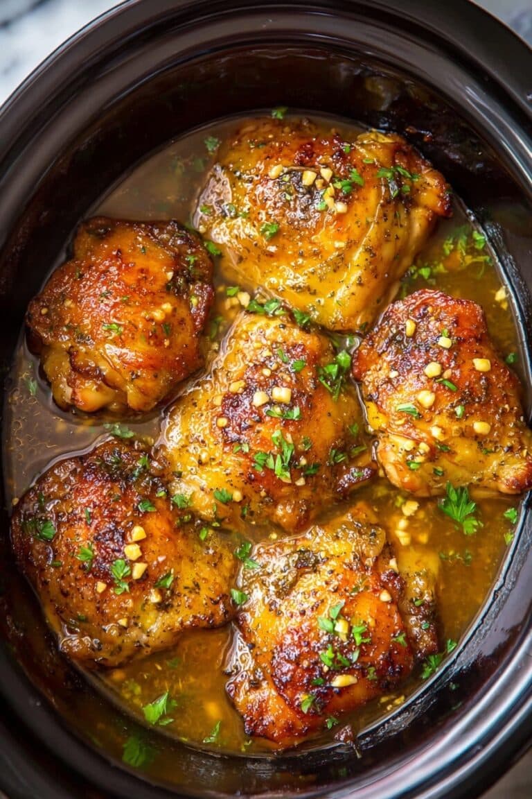 Slow Cooker Brown Sugar Garlic Chicken Recipe