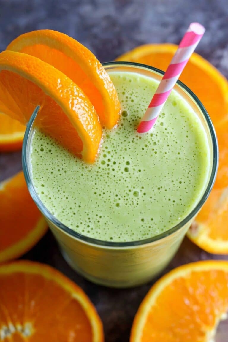 Green Orange Julius Smoothie Recipe
