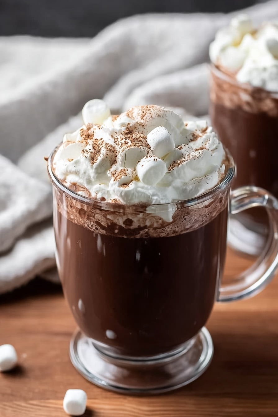 Creamy Hot Cocoa with Vanilla Recipe